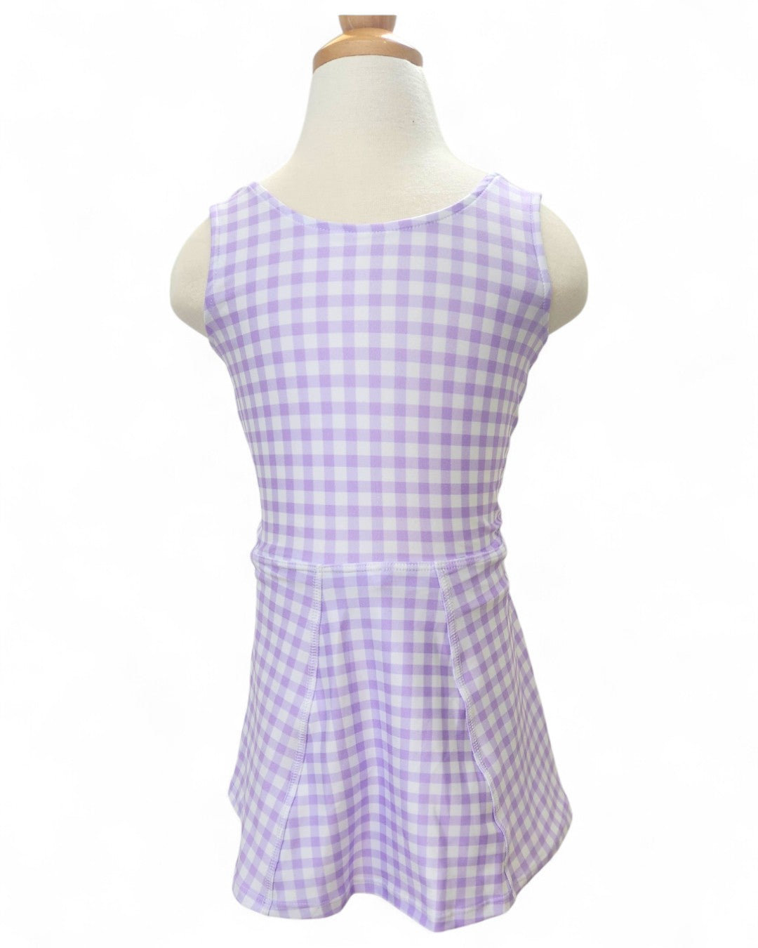 Game On Dress - Double Lilac Check