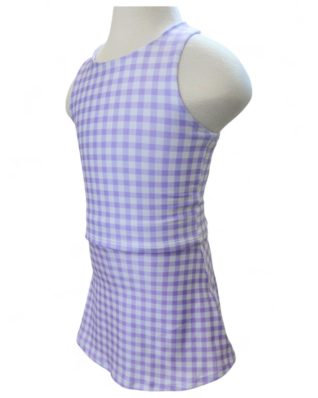 Playdate Set - Double Lilac Check