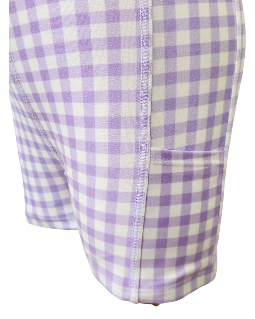 Game On Dress - Double Lilac Check