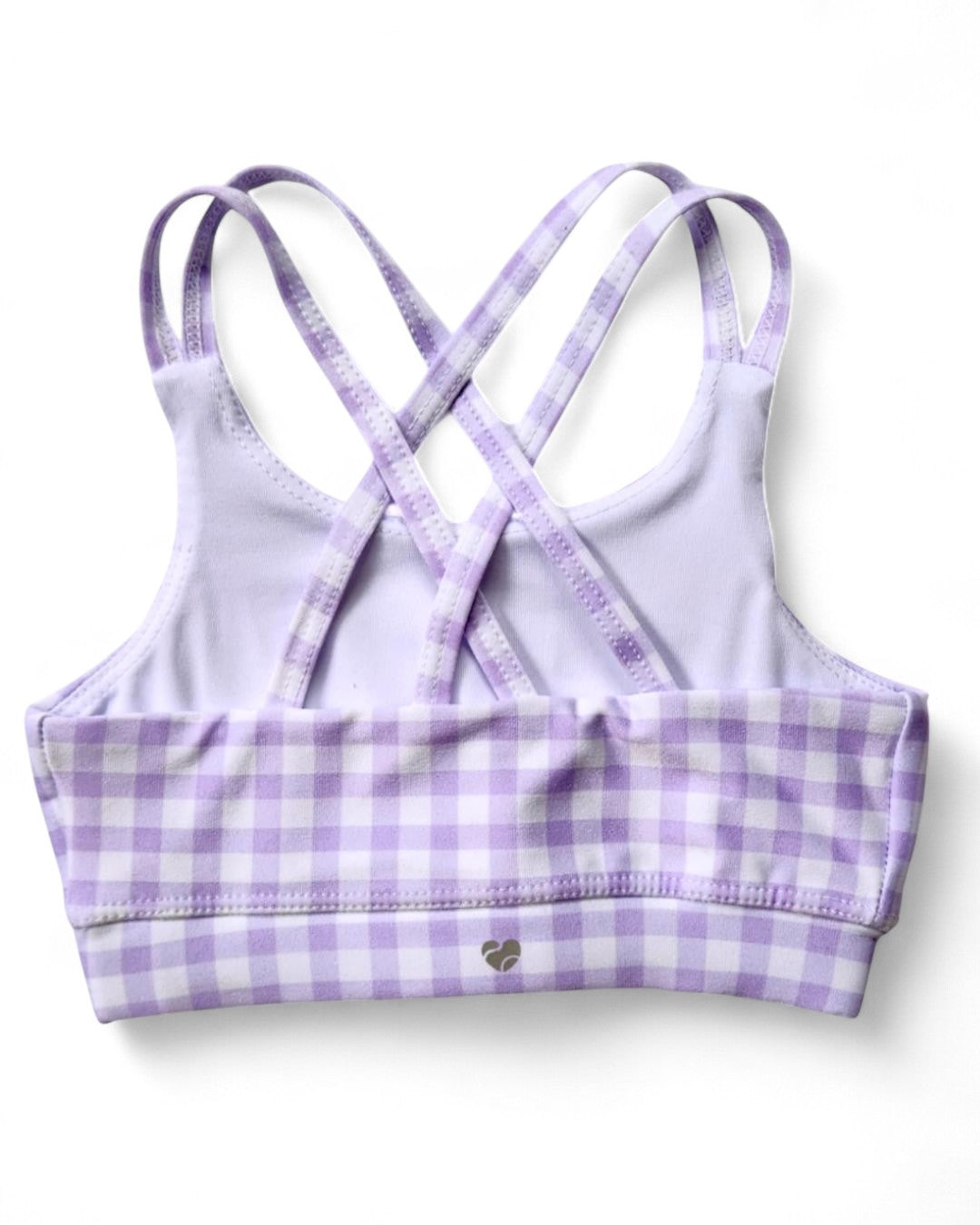 Sporty Top - Double Lilac Check