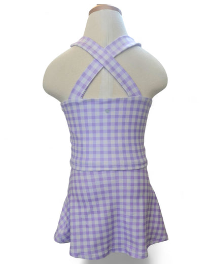 Playdate Set - Double Lilac Check